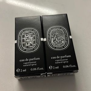 Diptyque (2) 0.06 oz sprays - NEW